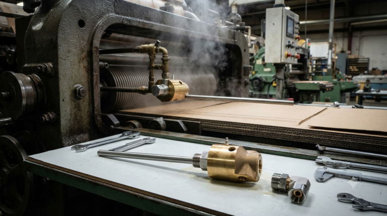 Overcoming Thermal Bottlenecks in Corrugator Rolls: Why Dual-Flow Rotary Joints Matter